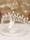 cocobee-Princess Hair Jewelry Bridal Pearl Silver Rhinestone Headband Crown Tiara Accessory for Girls3