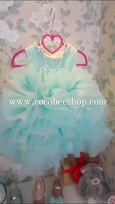 cocobee-Princess Alyssa Rose Thrill Turquoise Tulle Dress_Moment