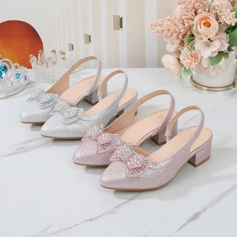 Girls pink party shoes shop