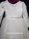 cocobee-Princess Seraphina White Satin & Lace Christening Set – moment