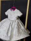 cocobee-Princess Eleonora White Brocade Dress 4
