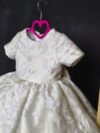 cocobee-Princess Eleonora White Brocade Dress 6