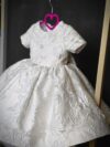 cocobee-Princess Eleonora White Brocade Dress 8