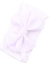 cocobee-Classic White Textured Bow Headband