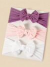 cocobee-Soft Bloom Knot Bow Headbands – Set of 3