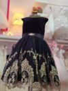 cocobee-Princess Noire Royal Velvet Dress3