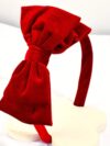 cocobee-Scarlet Velvet Bow Headband