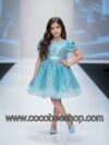 Turquoise Sequinn Party Dress for Birthday