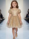 Gols sequinn tutu dress