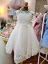 White Lace dress Princess Gown 3