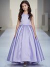 Purple long dress