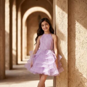 Short Purple Tutu Dress