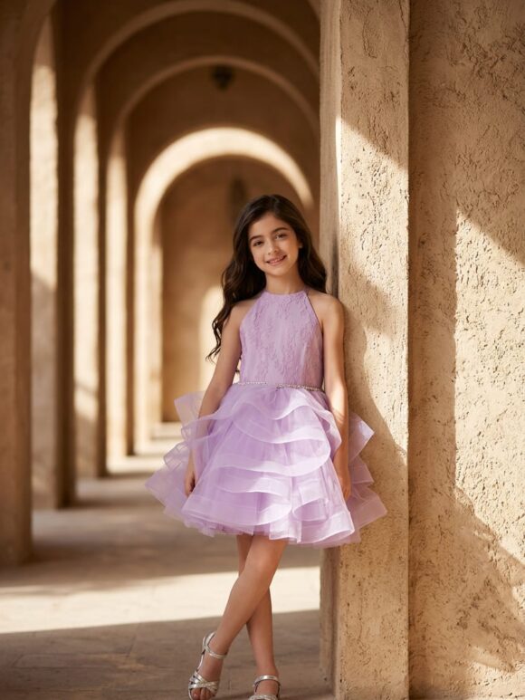 Short Purple Tutu Dress