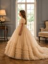 Cream Pearl Princess Gown Anastasia2