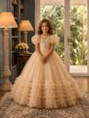 Cream Pearl Princess Gown Anastasia3