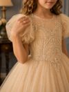 Cream Pearl Princess Gown Anastasia4